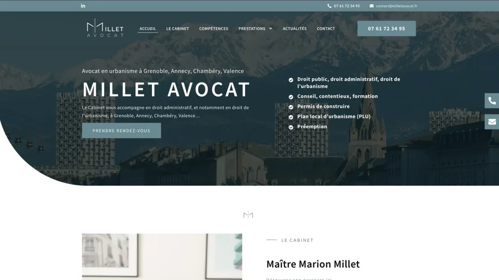 Millet Avocat : avocat en urbanisme à Valence dans la Drôme